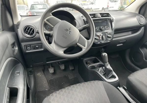 Mitsubishi Space Star cena 33333 przebieg: 56000, rok produkcji 2021 z Biskupiec małe 46